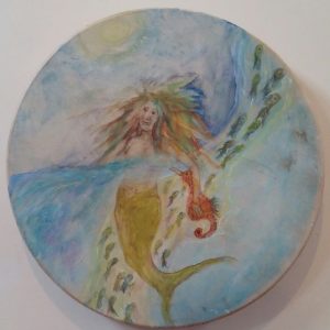 Mermaid Art Drum